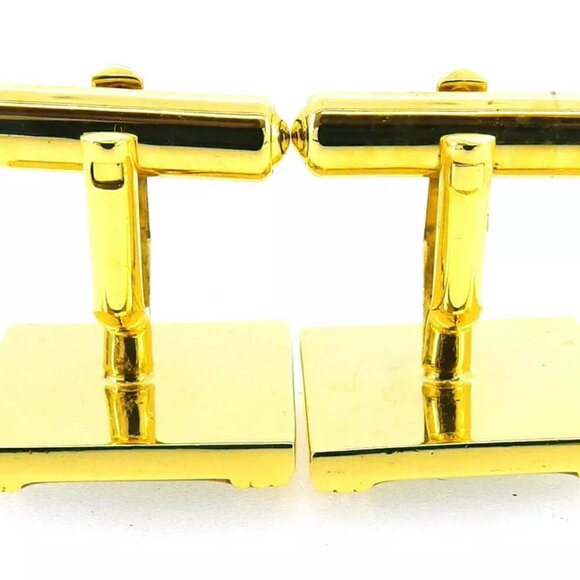 DIOR Cufflogo Gold Plated Authentic - Picture 6 of 8